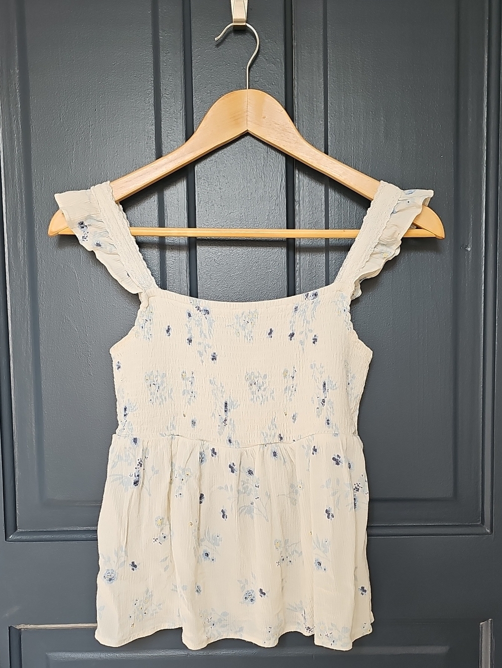Floral Smocked Tank Top